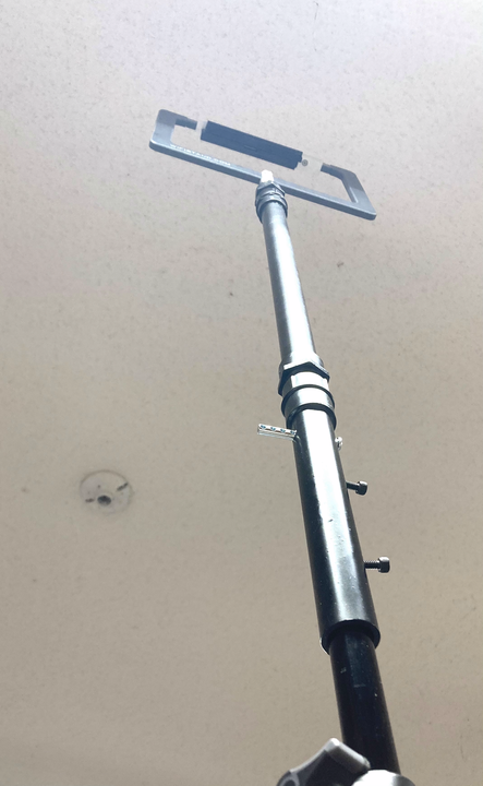 Building a tripod extension for APoS survey kit