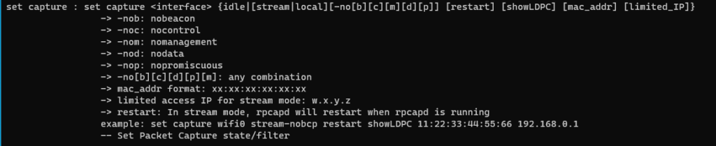 Packet Capture AP